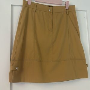 Piazza Sempione camel skirt